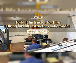 Hiring Forklift Instructors Nationwide